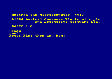 [Picture shows commands to load from cassette on a CPC without a disc interface]